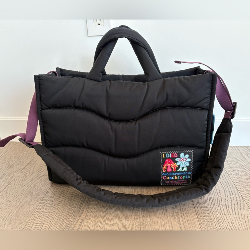 Coachtopia Loop Tote with Wavy Quilting